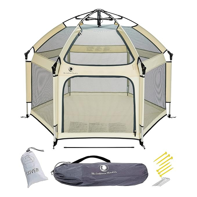POP 'N GO Baby Playpen - Indoor & Outdoor Playpen for Babies and Toddlers - Baby Beach Tent, Fold... | Amazon (US)