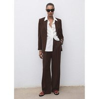 MANGO TROUSERS VERONA Dark Brown - Mango - Size: 18 | JD Williams (UK)