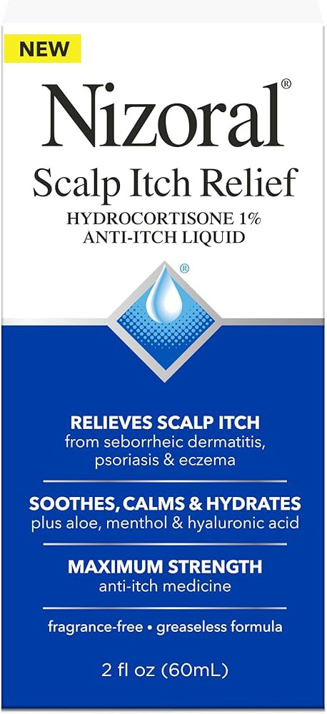 Nizoral Scalp Itch Relief Liquid—Relieves Scalp Itch and Soothes, Calms and Hydrates with Maxim... | Amazon (US)