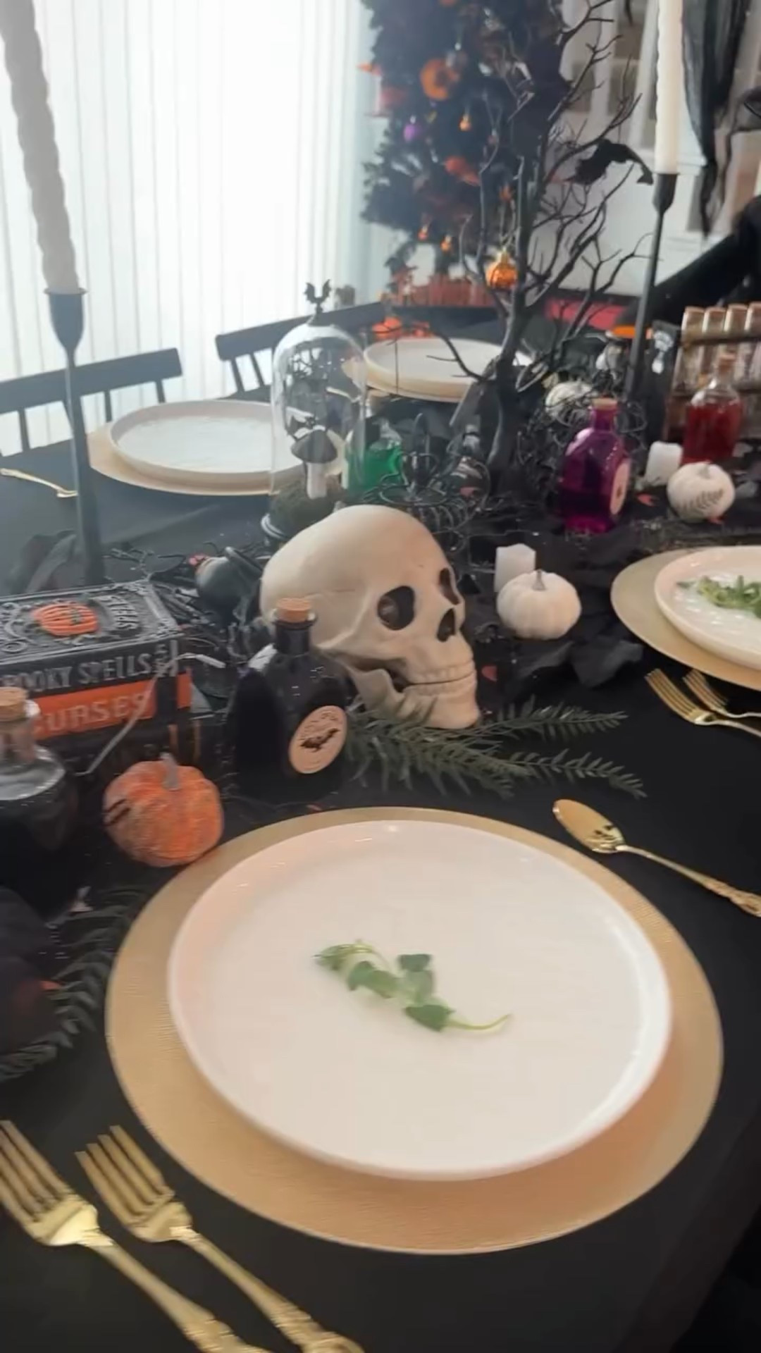 👻✨ Hello October! The table is set, the treats are sweet, and spooky season has officially begun. 🕯️🎃

Are you team scary spooky or sweet & cozy Halloween vibes?! 

#HelloOctober #OctoberVibes #SpookySeason #SpookyVibes #Halloween2025 #HalloweenVibes #HalloweenInspo #OctoberMagic #FallVibesOnly #OctoberMood