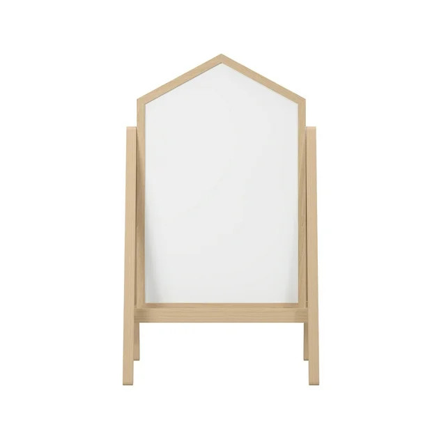 House of Happy Chalk/ White Board Easel, Natural | Walmart (US)