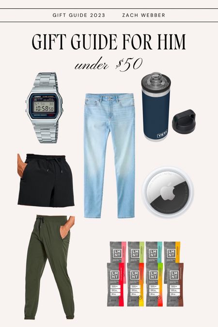 Gifts for him under $50! Here are Zach’s top picks for gifts for him!

#LTKGiftGuide #LTKHoliday #LTKmens