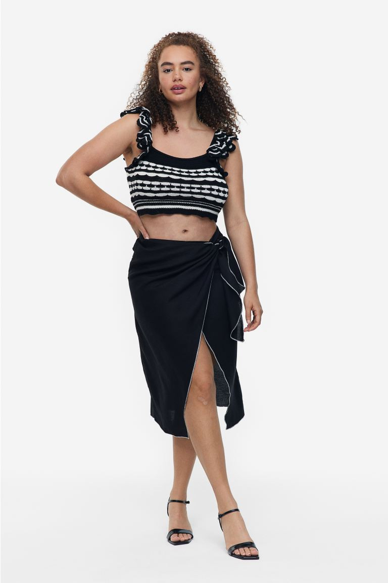 Crochet-look Crop Top | H&M (US + CA)