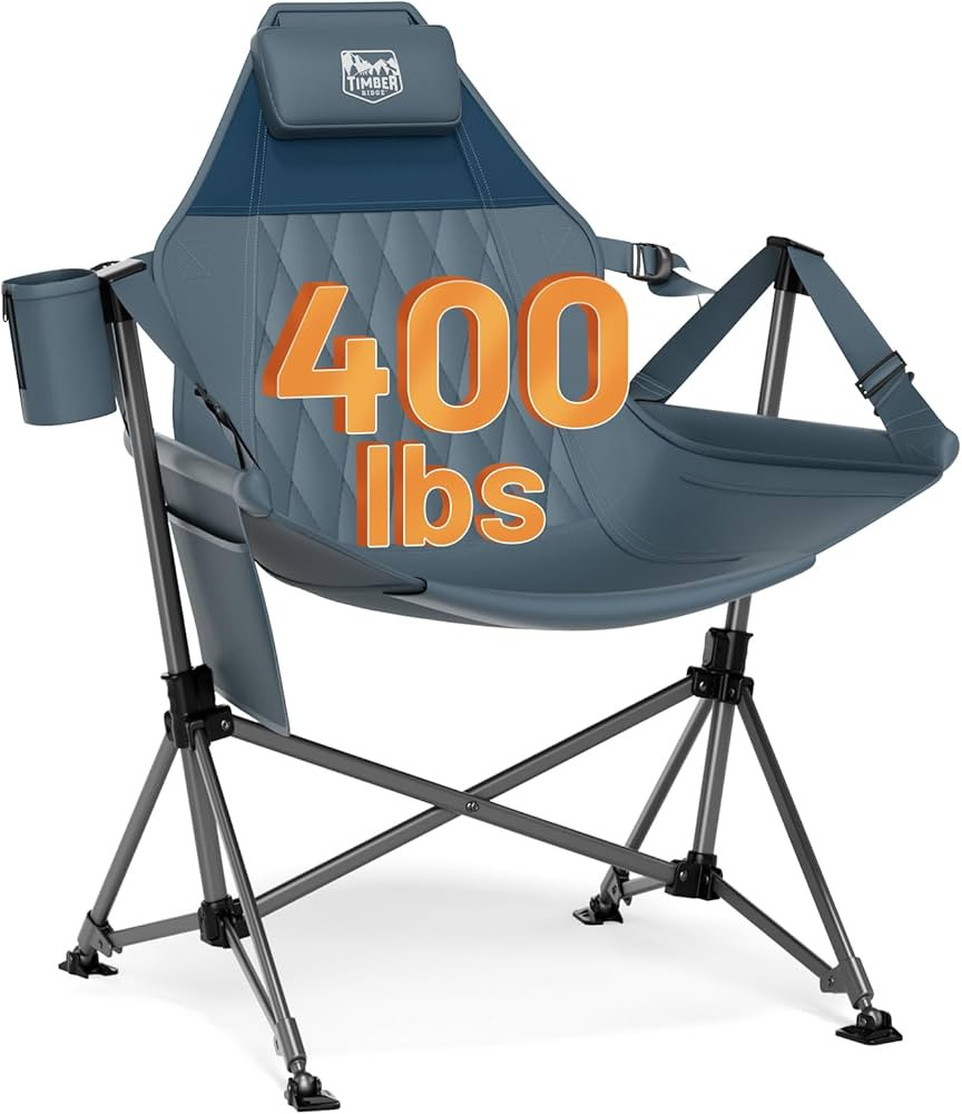 TIMBER RIDGE Hammock Camping Chair, Oversized Swinging Chair with Adjustable Back and Seat Height... | Amazon (US)