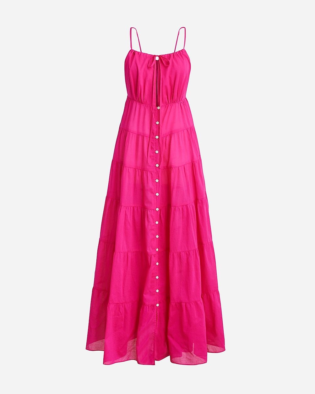 Tiered cotton voile dress | J.Crew US