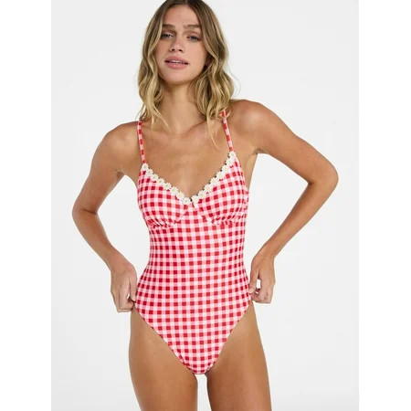 No Boundaries Underwire One-Piece Swimsuit, Women's XXS-XXL | Walmart (US)