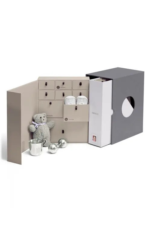 Savor Baby Edition Keepsake Box in Slate/Beige at Nordstrom | Nordstrom