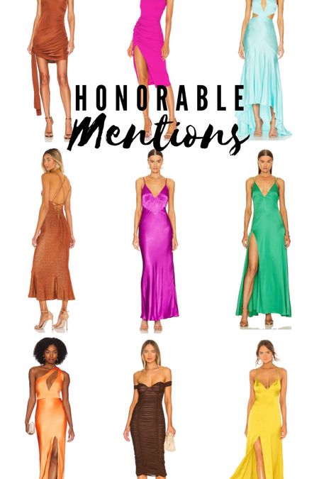 Here’s are 9 more dress selections from Revolve that I absolutely loved but they didn’t make it into my top 4! 

#LTKsalealert #LTKwedding #LTKparties