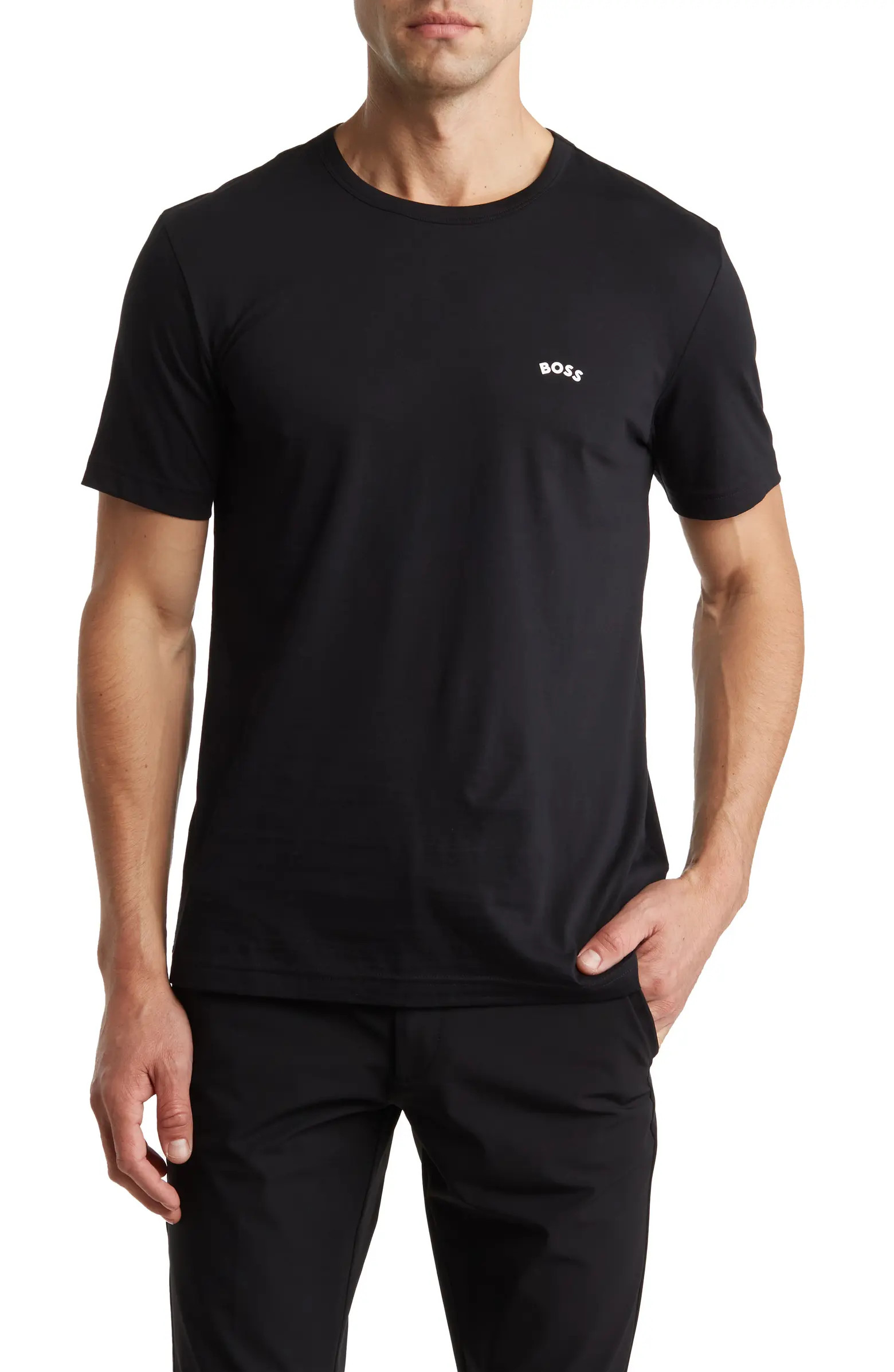 Cotton Curved Logo T-Shirt | Nordstrom Rack