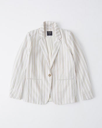 Linen Blazer | Abercrombie & Fitch US & UK