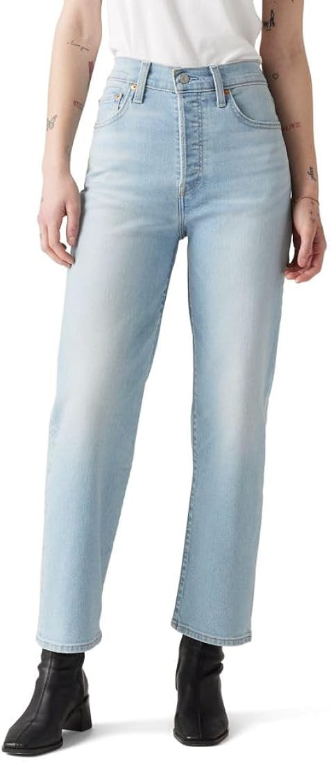 Levi's Women's Ribcage Straight Ankle Jeans | Amazon (US)