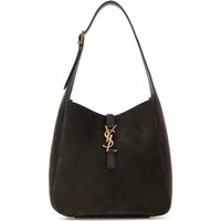 Saint Laurent Dark Grey Suede Le 5 ã¡ 7 Shoulder Bag | Balardi (US & Canada)