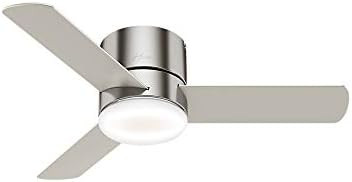 Hunter Fan Company Hunter 44" LED Kit 59454 Minimus 44 Inch Low Profile Ultra Quiet Ceiling Fan w... | Amazon (US)