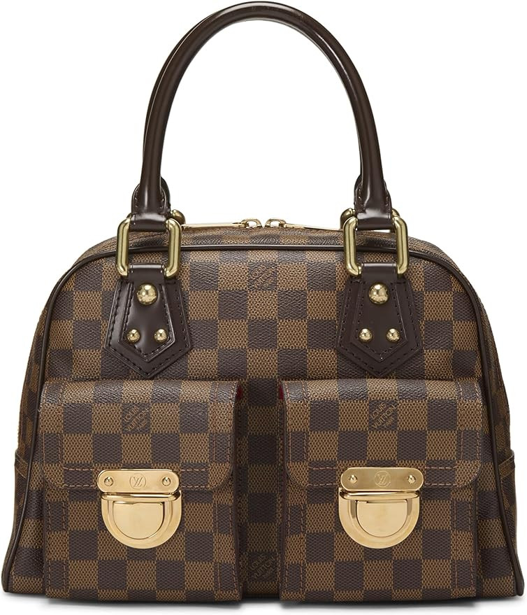 Amazon.com: Louis Vuitton, Pre-Loved Damier Ebene Manhattan PM SPO, Brown : Luxury Stores | Amazon (US)