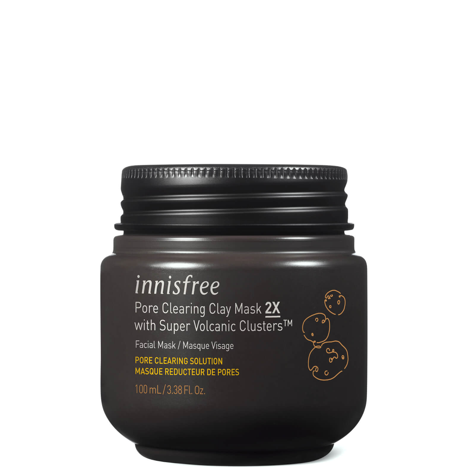 innisfree Pore Clearing Clay Mask 2X with Super Volcanic Clusters 80ml | Cult Beauty