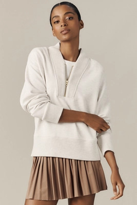 Varley Sally Half-Zip Sweatshirt | Anthropologie (US)