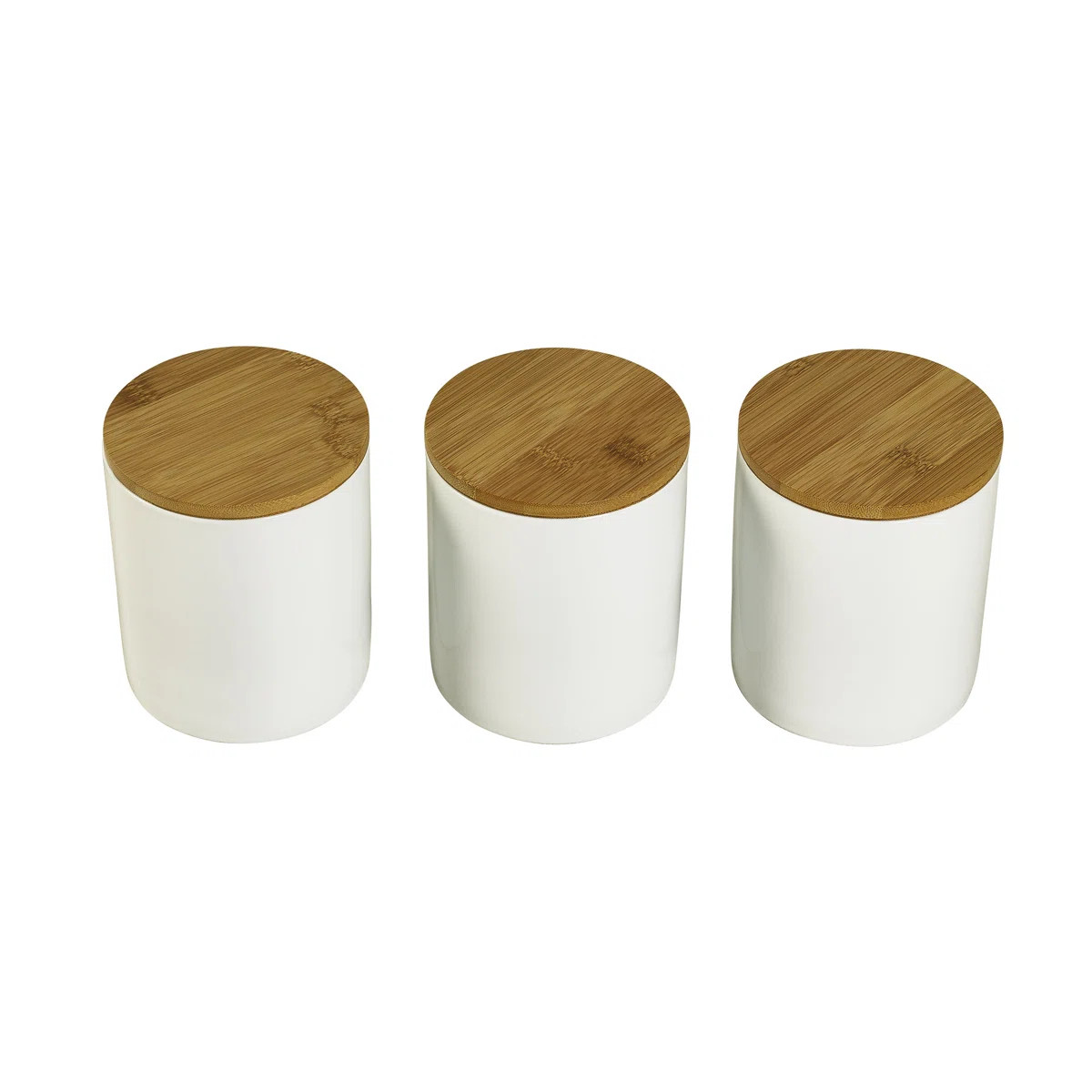 Ceramic / Porcelain Canister - Set of 3 (Set of 3) | Wayfair North America