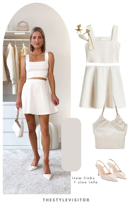 Cream knit summer co ord, top + a line mini skirt. Wearing s and xs, top runs a bit small imo, you might want to size up. Just a lovely brunch outfit for summer 🌅

‼️Don’t forget to tap 🖤 to add this post to your favorites folder below and come back later to shop

Make sure to check out the size reviews/guides to pick the right size

Holiday look, summer outfit, tan accessories, beach look, beach outfit

#LTKSeasonal #LTKStyleTip