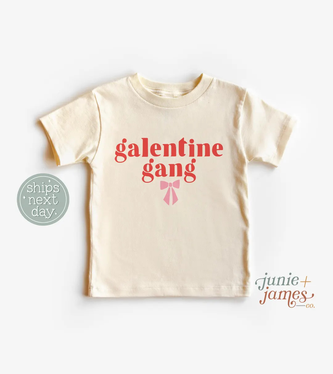 Galentine Gang Toddler T-shirt - Retro Valentine Coquette Bow Toddler Tee - Galentine Bows - Etsy | Etsy (US)