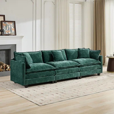 Modern 3-Seat Sectional Sofa Couch | Wayfair North America