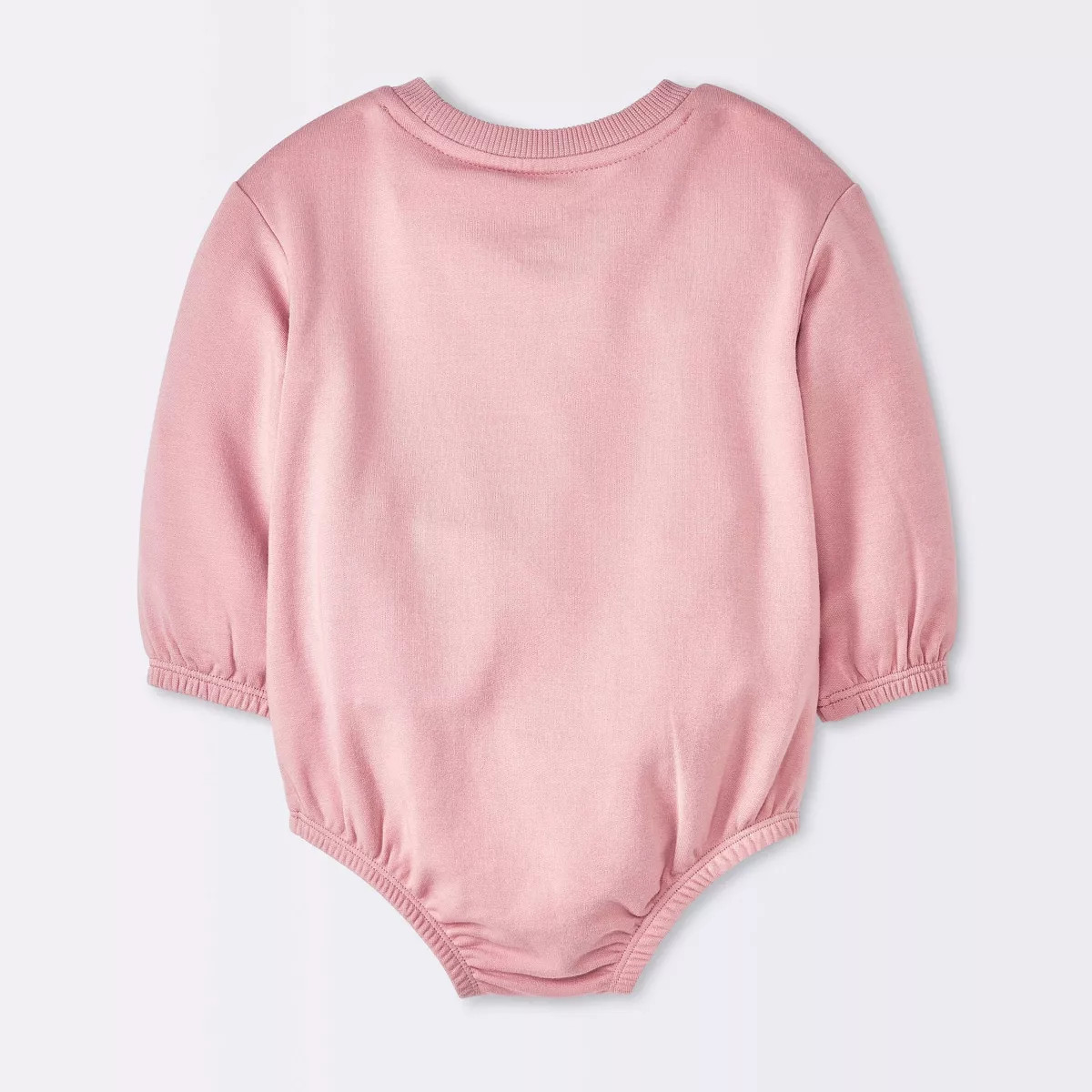 Baby Girls' Rose Modal French Terry Bunny Romper - Cloud Island™ Pink | Target
