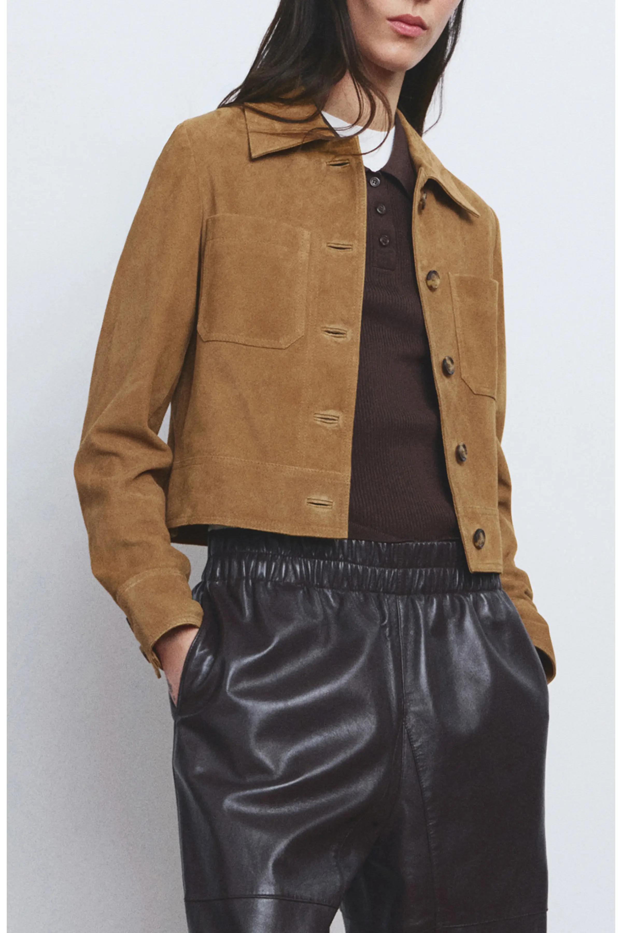 MANGO Suede Jacket (Women) | Nordstrom | Nordstrom