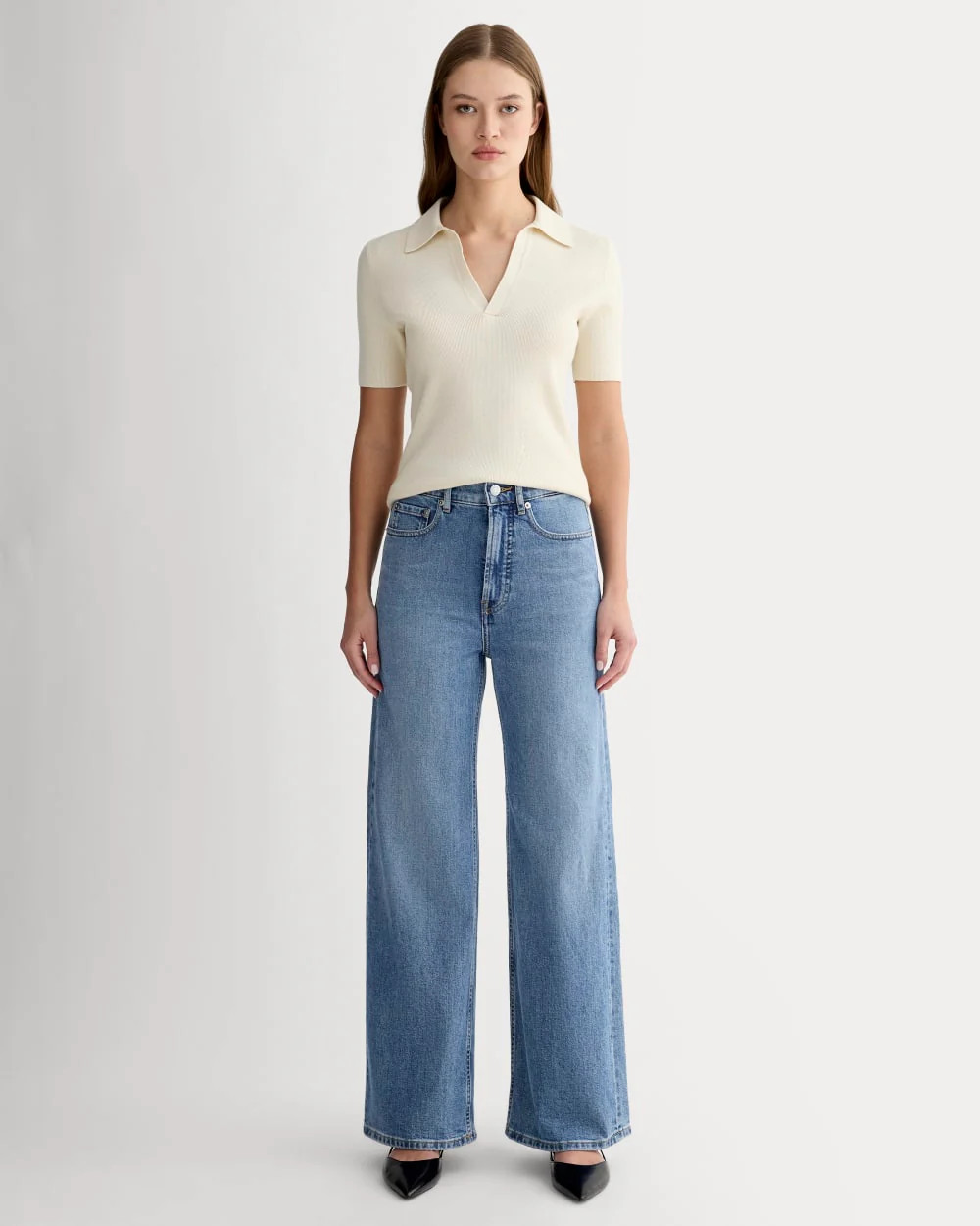 The Way-High® Sailor Jean | Vintage Blue | 27.5" Inseam | Everlane
