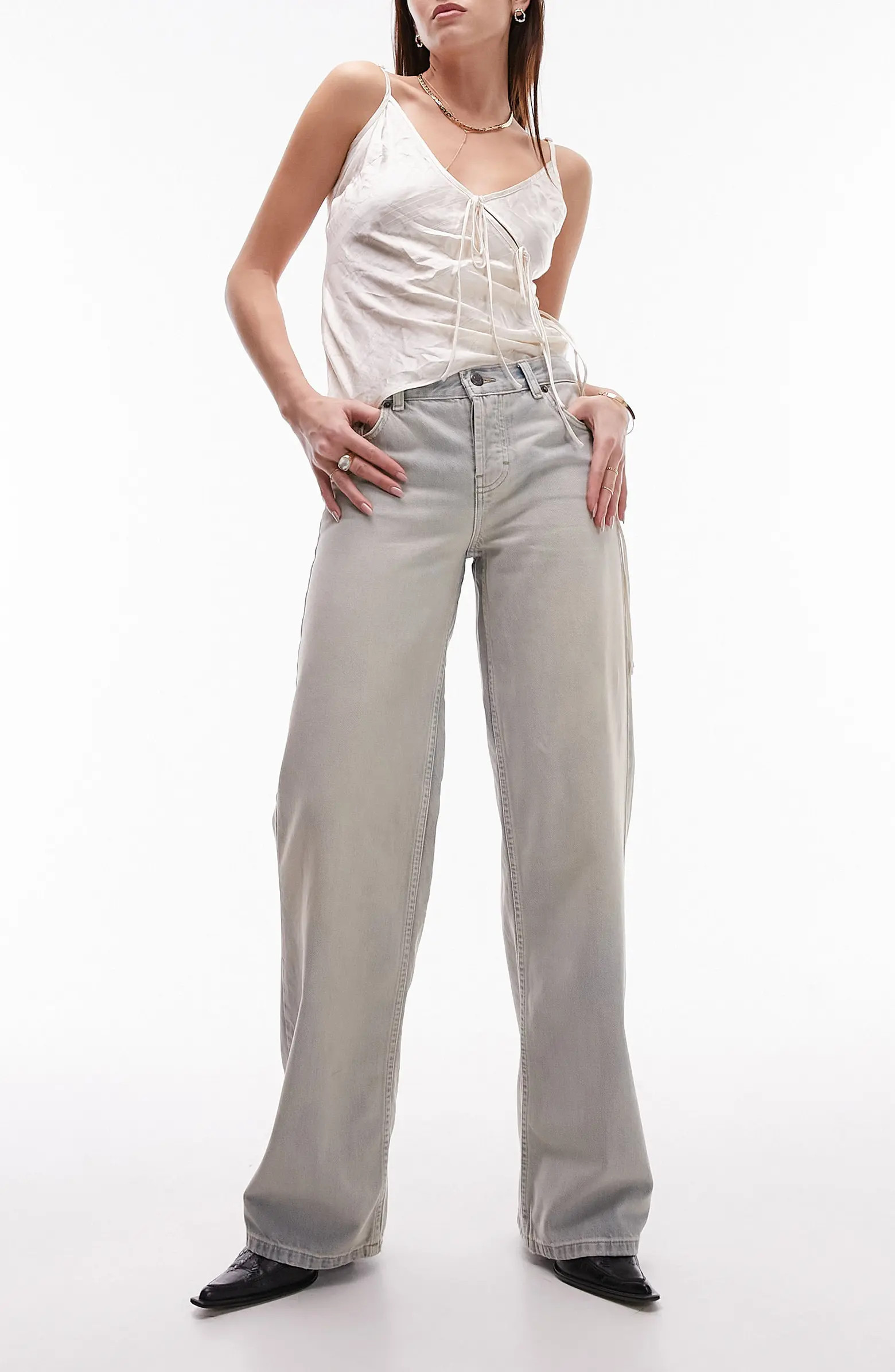 Ember Low Rise Wide Leg Jeans | Nordstrom