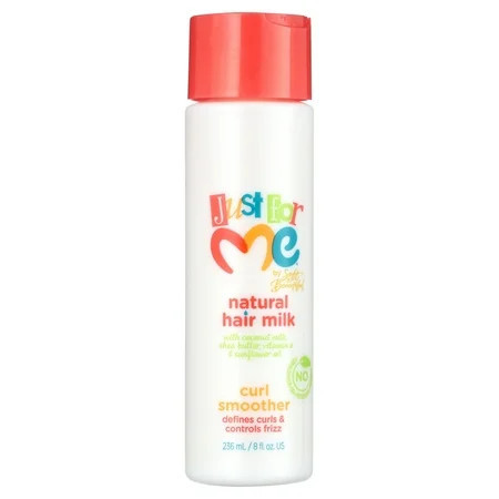 Just For Me By Soft & Beautiful Natural Hair Milk Curl Lotion 8 fl oz Tames Curly Frizzy Hair | Walmart (US)