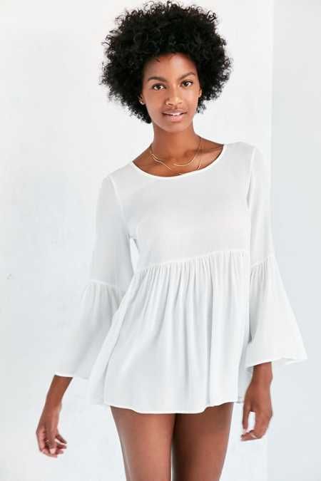 Kimchi Blue Mallory Babydoll Top | Urban Outfitters US