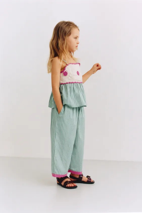 STRIPED BALLOON PANTS | Zara US