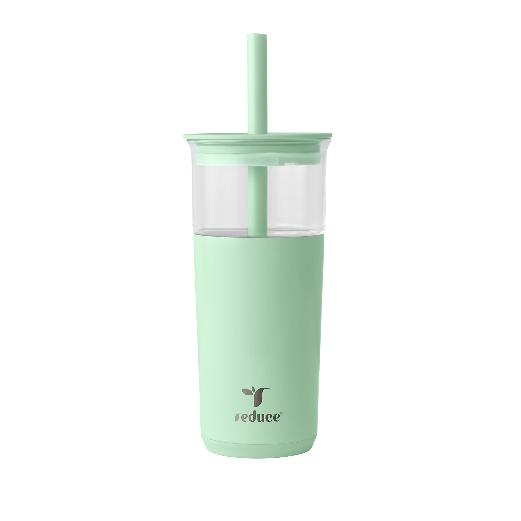 REDUCE Aspen 20 oz Vacuum Insulated Glass Tumbler with Lid & Extra Wide Straw - Keeps Drinks Cold... | Amazon (US)
