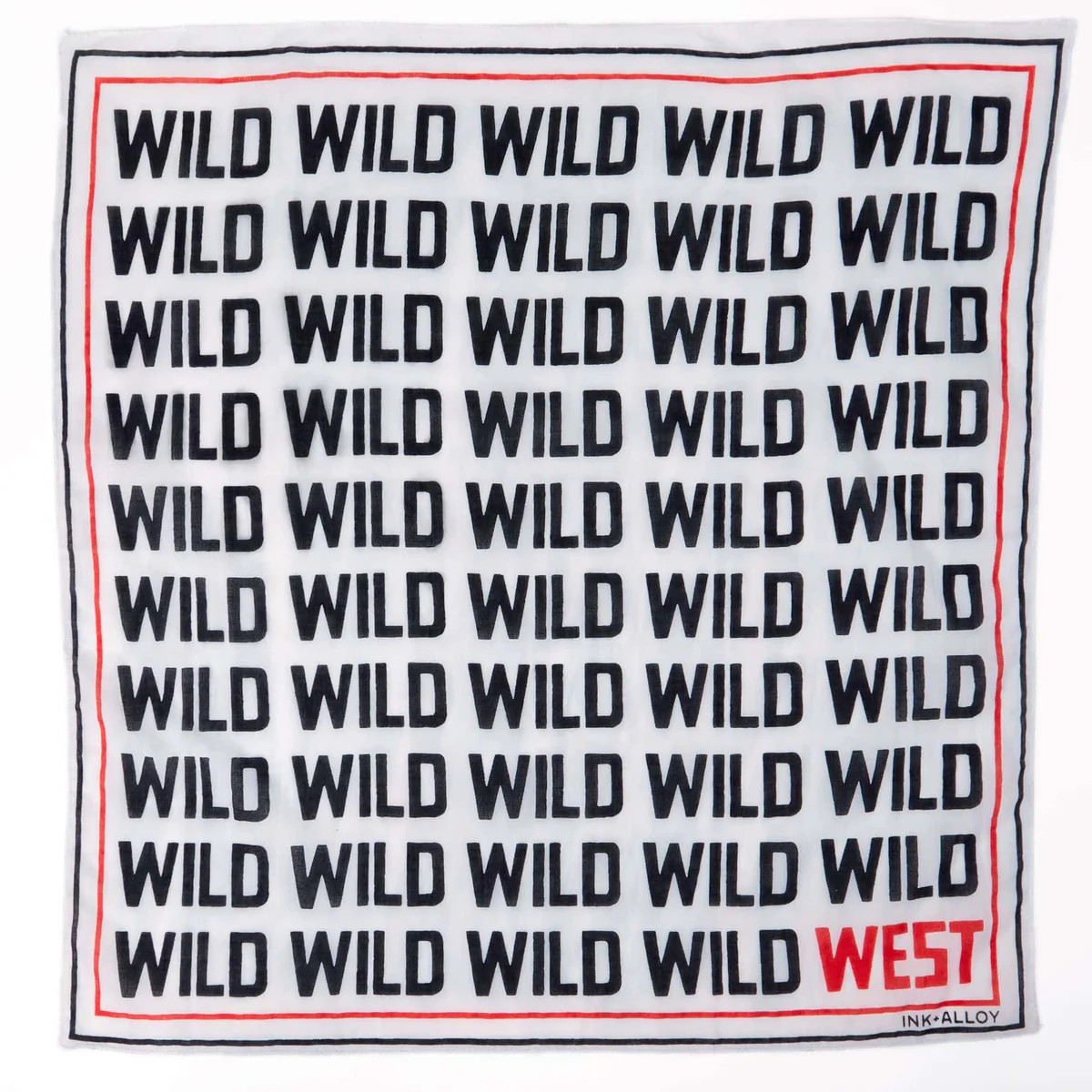 Carson Wild West Print Scarf 21x21 | INK+ALLOY