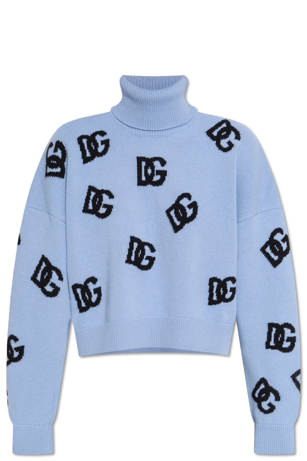 Dolce & Gabbana Logo Intarsia Knitted Jumper | Cettire Global