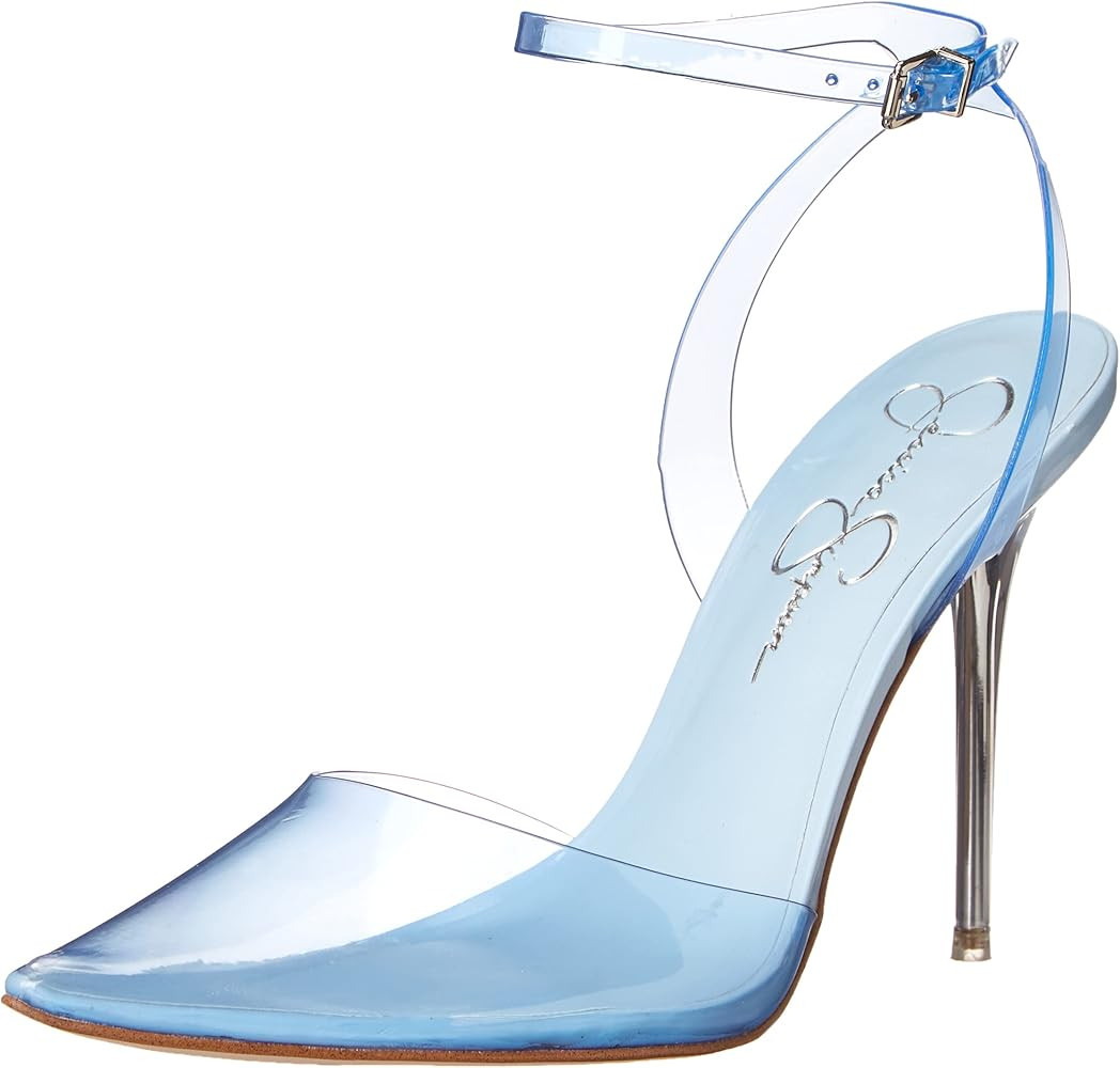 Jessica Simpson Womens Pirrie Metallic Stiletto Pointed Toe Heels | Amazon (US)