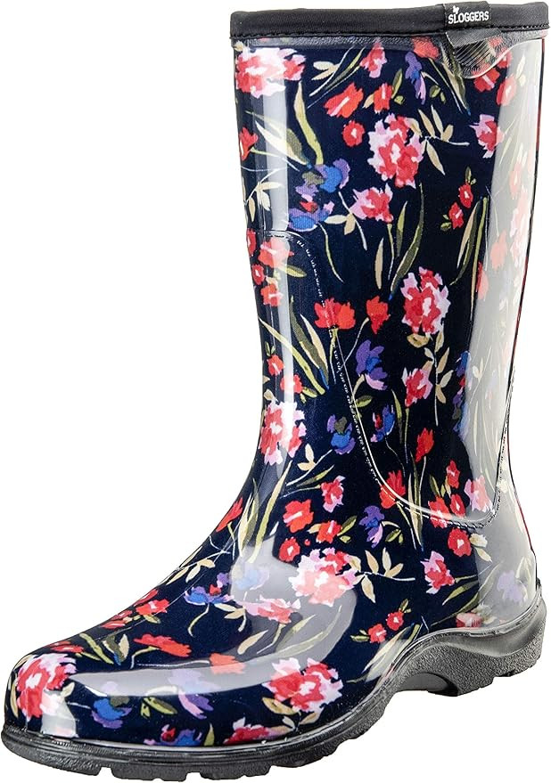 Sloggers 5019FCNV07 Fresh Cut Navy sz 7 Wo's Waterproof Comfort Boot, 7 | Amazon (US)