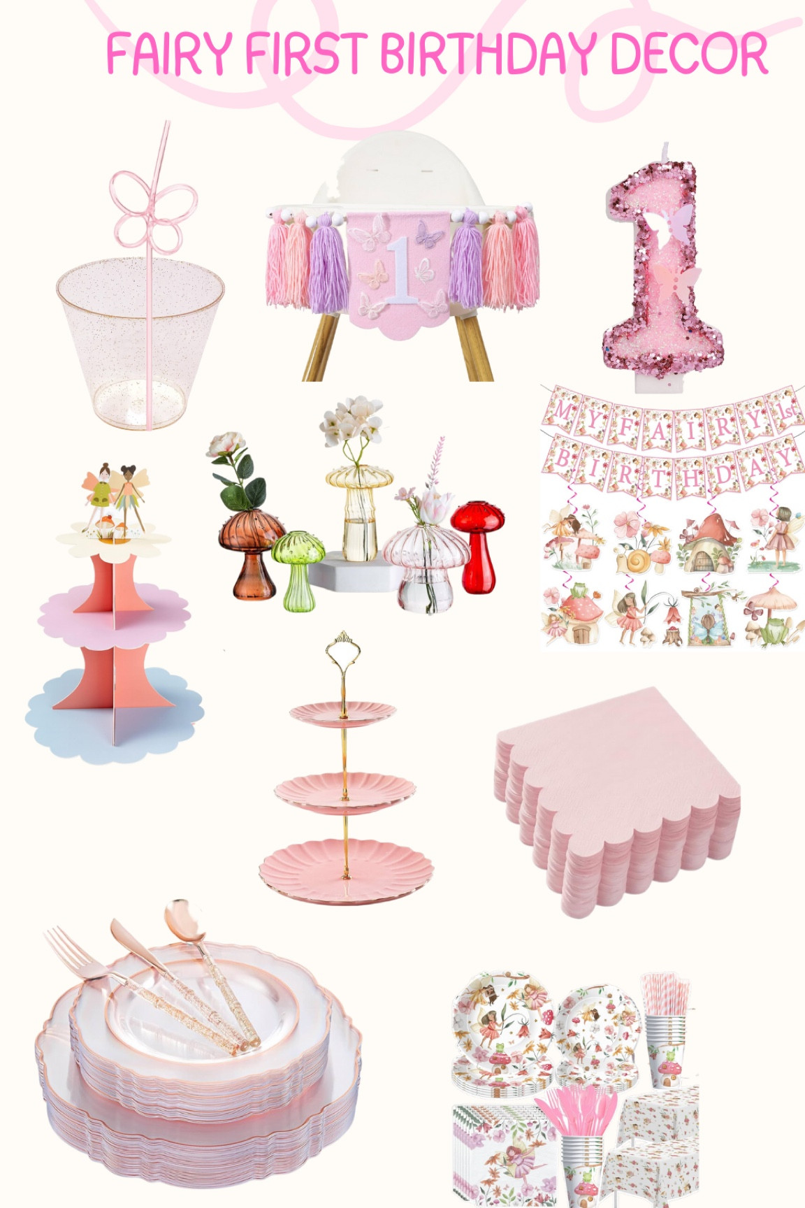 Fairy first birthday party decorations part 2! Also ordered all of these!! So cute!!

#fairyfirstbirthday #firstbirthday #party #decorations #smashcake 

#LTKBaby #LTKKids #LTKParties