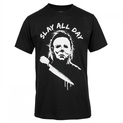 Adult Halloween Michael Meyers Slay All Day T-Shirt - Large | Target