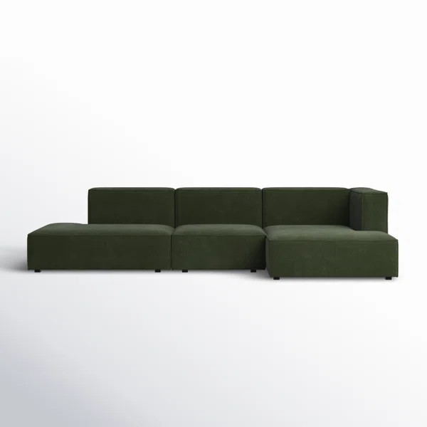 Shonnard 3 - Piece Modular Upholstered Chaise L-Sectional | AllModern