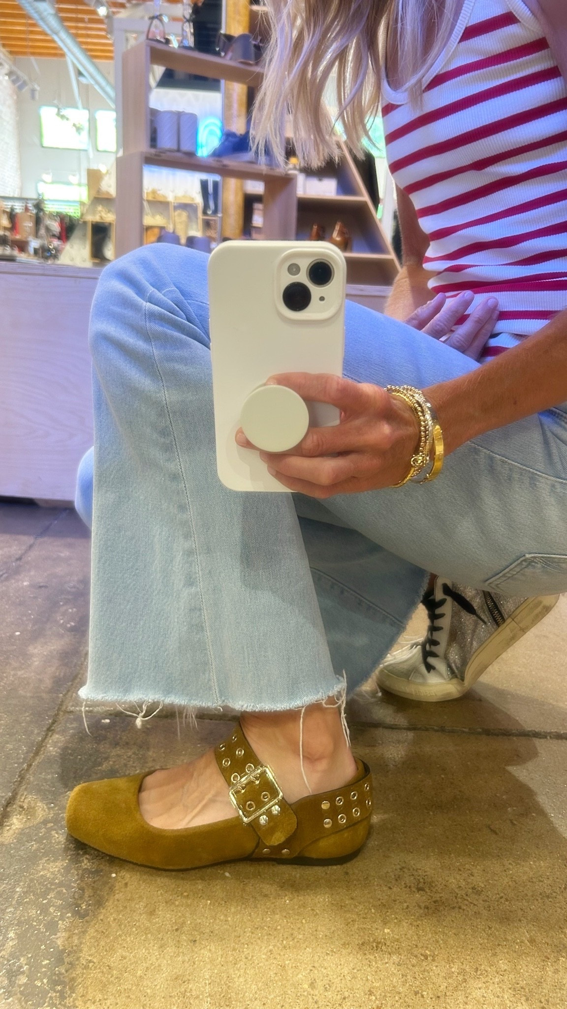 We found the CUTEST FALL SHOES while shopping in downtown Athens during parent’s weekend-emma and I both got a pair!
5 colors to choose from! Runs big, size down. I usually wear a 7 and got a 6.

#LTKdayinmylife #LTKootd #LTKOver40