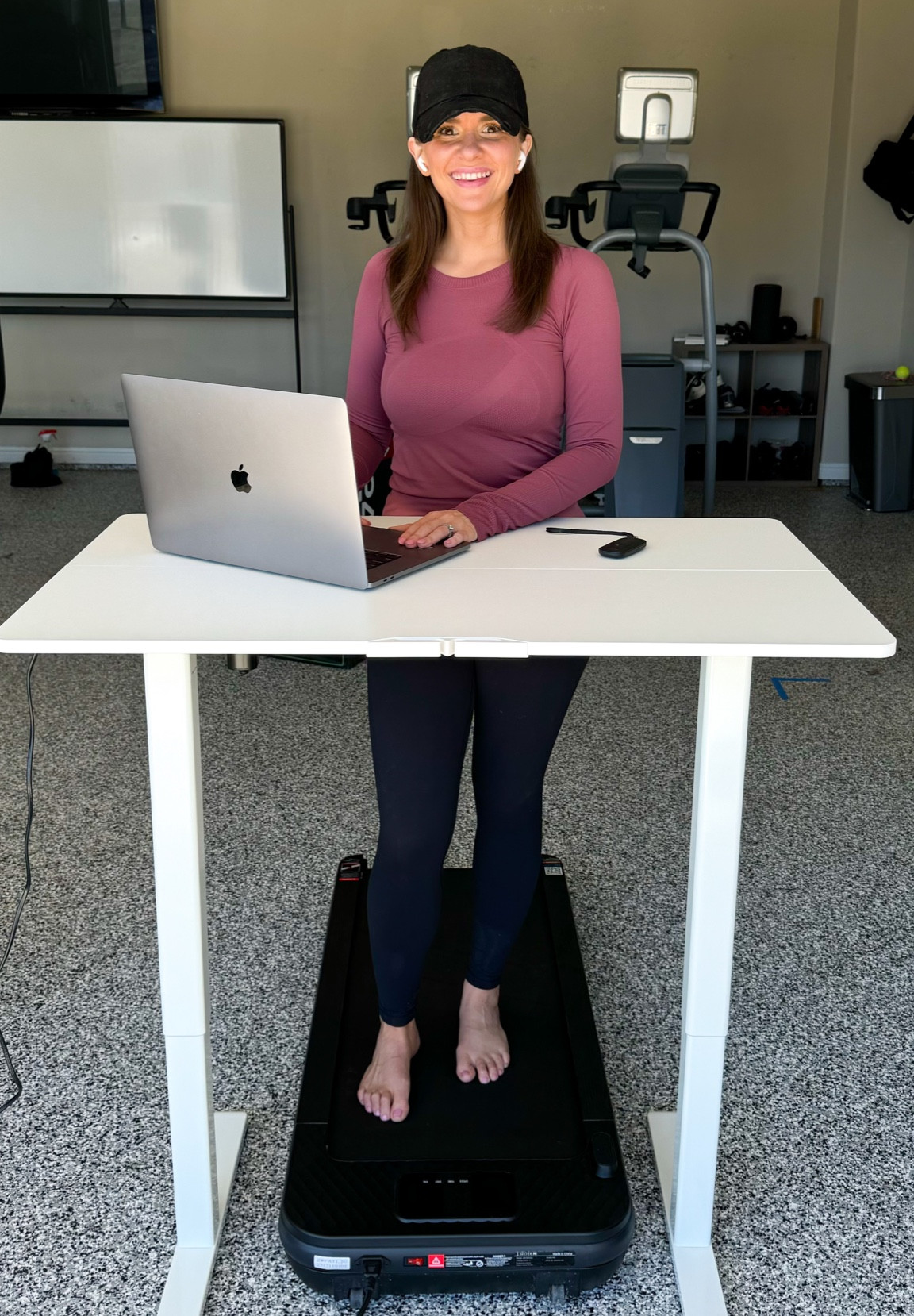 This walk pad is a real game changer! Wow! I went from zero cardio to over an hour because I can walk while I work! If you are pressed for time…you need this walk pad and standing desk!

#LTKfitness #LTKsalealert #LTKhome