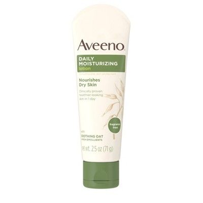 Unscented Aveeno Daily Moisturizing Lotion To Relieve Dry Skin - 2.5 fl oz | Target