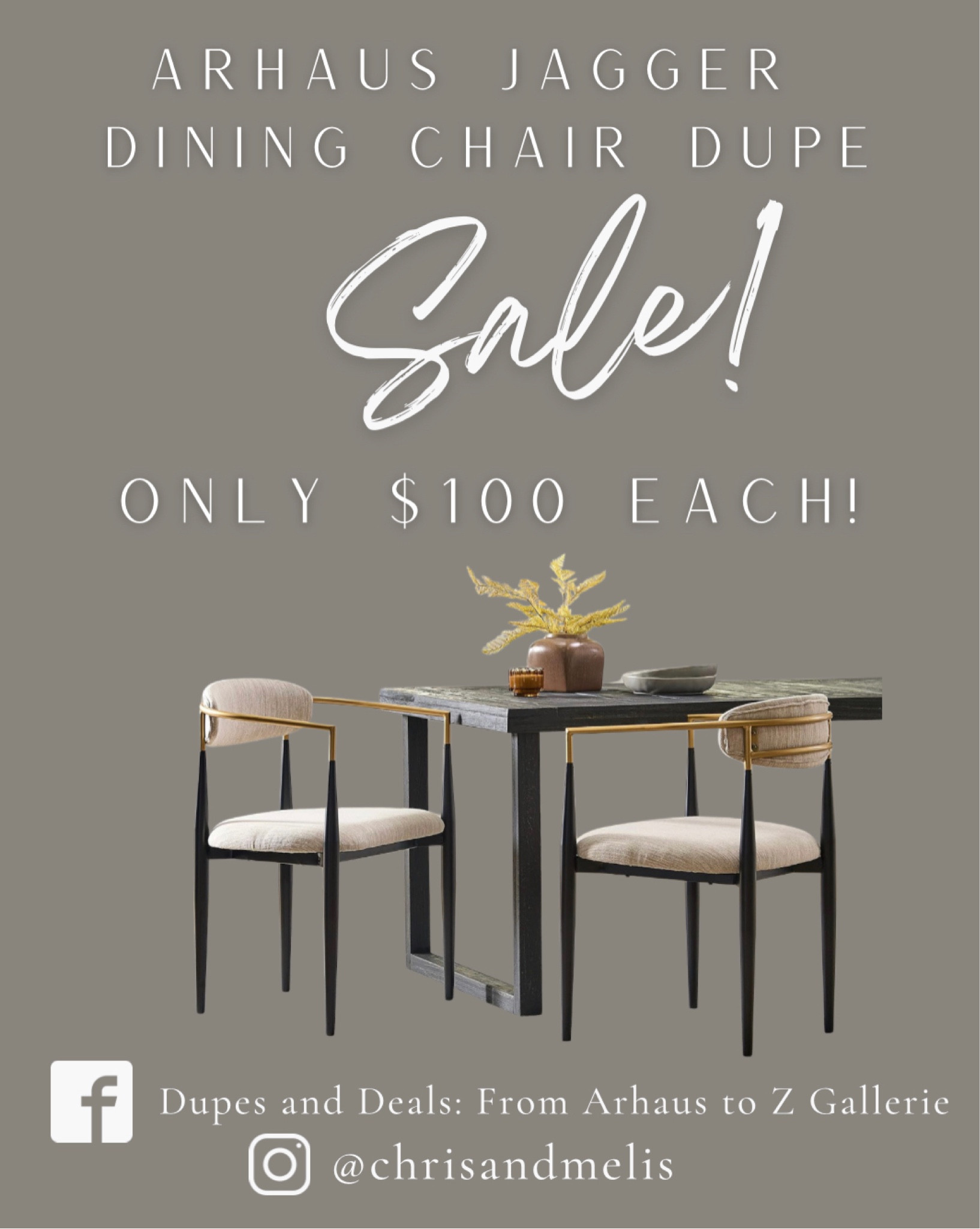 The Jagger dining chair dupe is on sale bringing it down to $100 per chair! This is by far the lowest price I’ve ever seen!!

#LTKhome #LTKfindsunder100 #LTKsalealert