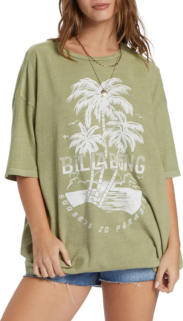 Billabong Tiki Tropics Oversized Graphic T-Shirt | Nordstrom | Nordstrom