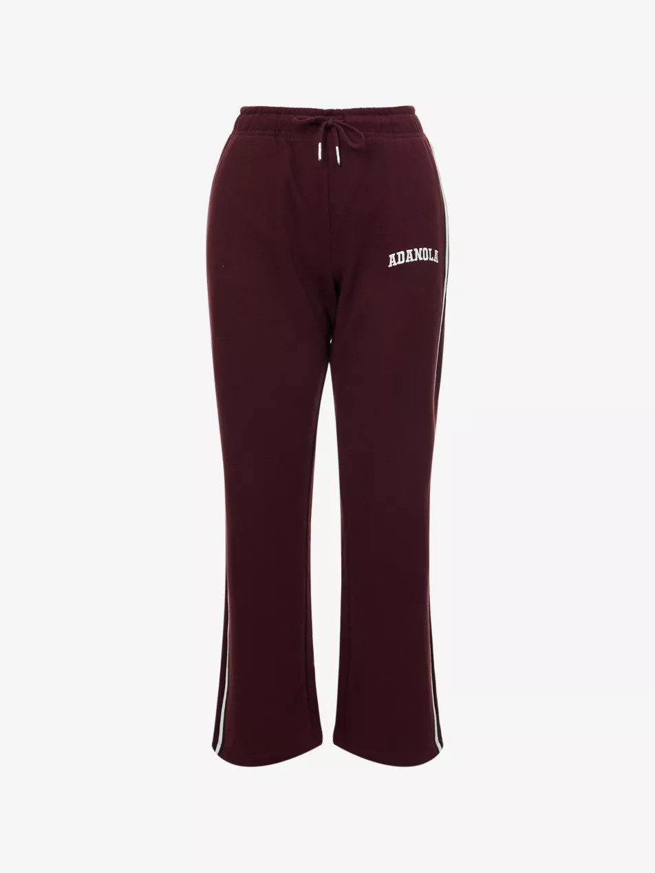 Varsity Loose-Fit Straight-Leg Cotton-Jersey Jogging Bottoms | Selfridges