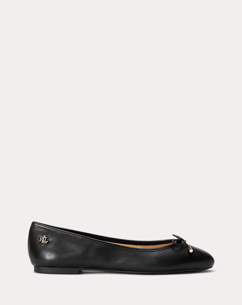Jayna Leather Flat | Ralph Lauren (UK)