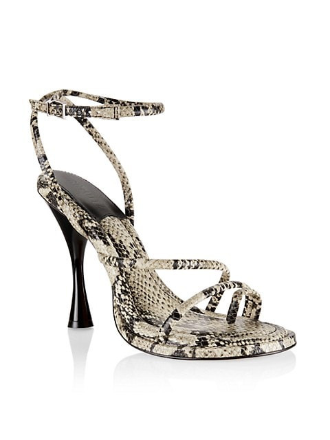 Jhaz Snake-Printed Strappy Sandals | Saks Fifth Avenue