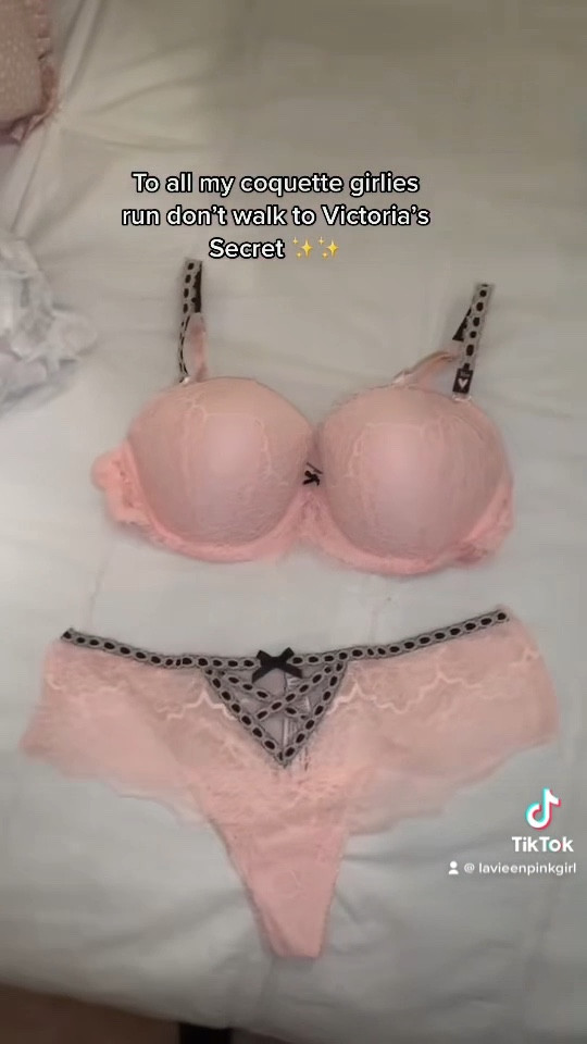 Coquette Style Victoria Secret Bra and Undies Set ♡ ⋆｡˚

#LTKFind #LTKstyletip