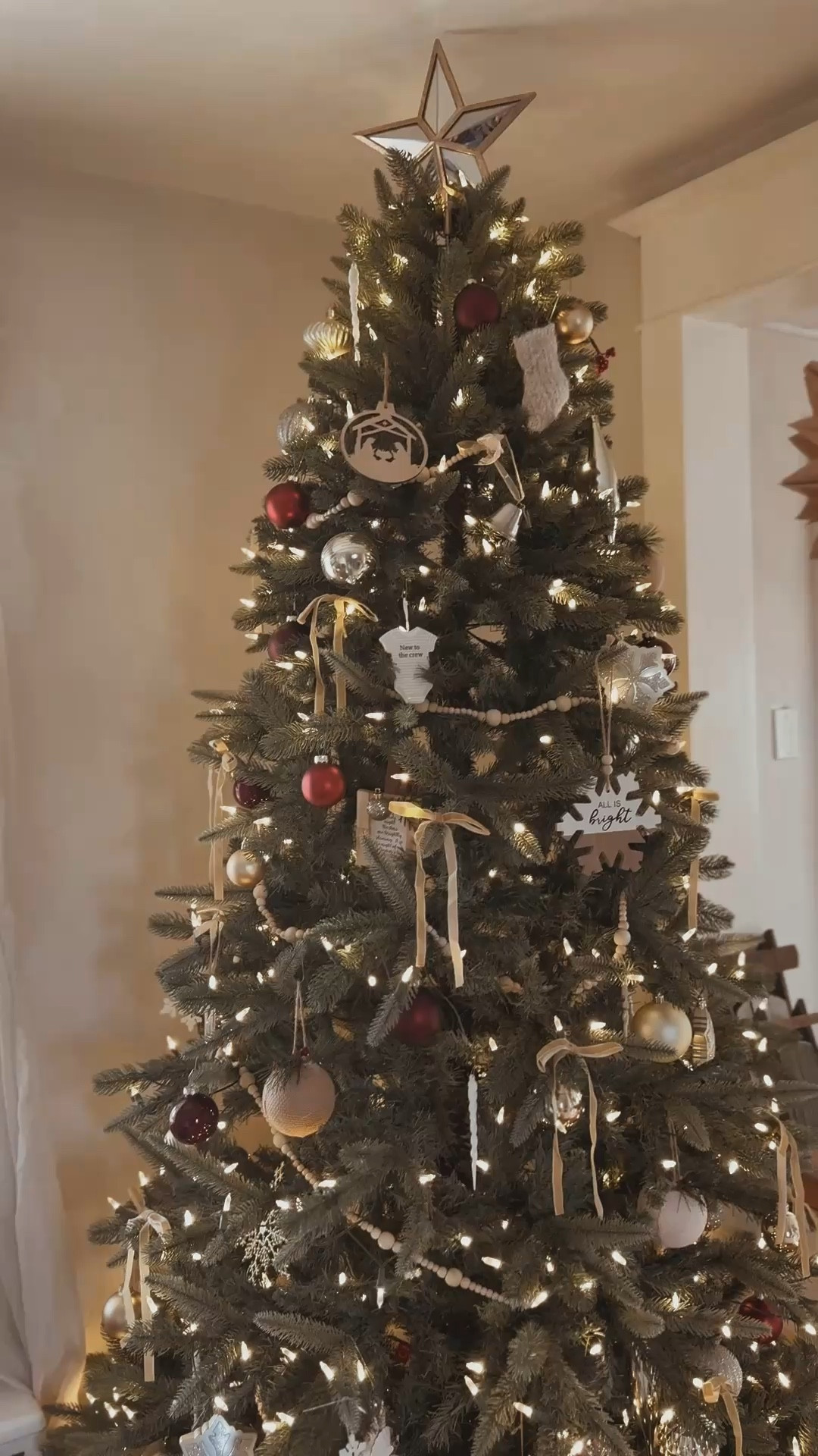 added velvet bows to our tree, never going back✨😍

#LTKHome #LTKFamily #LTKHoliday