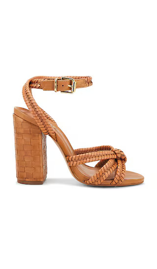 Kareena Woven Sandal in Miele | Revolve Clothing (Global)